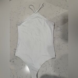Abercrombie & Fitch - Halter Bodysuit - White - Size: S